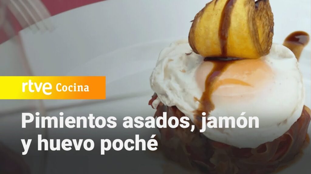 Pimientos asados con huevo poché: receta deliciosa y fácil